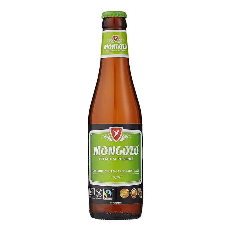 Mongozo Organic Gluten Free Premium Pilsner 330ml