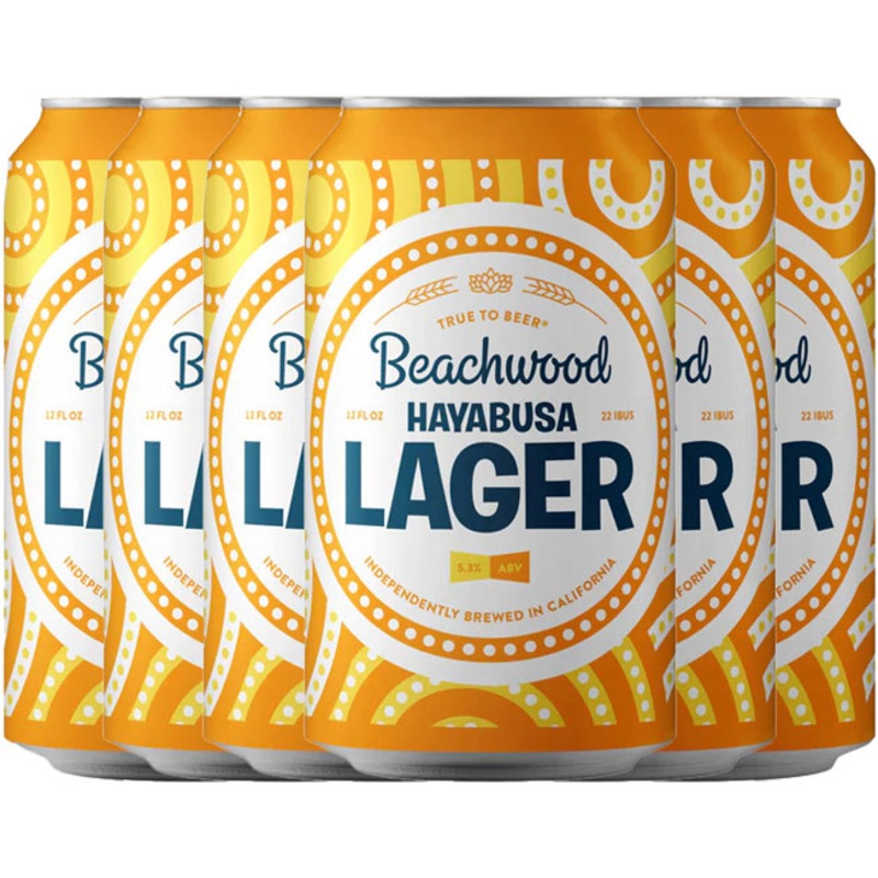 Beachwood Hayabusa Rice Lager 6pk Cans