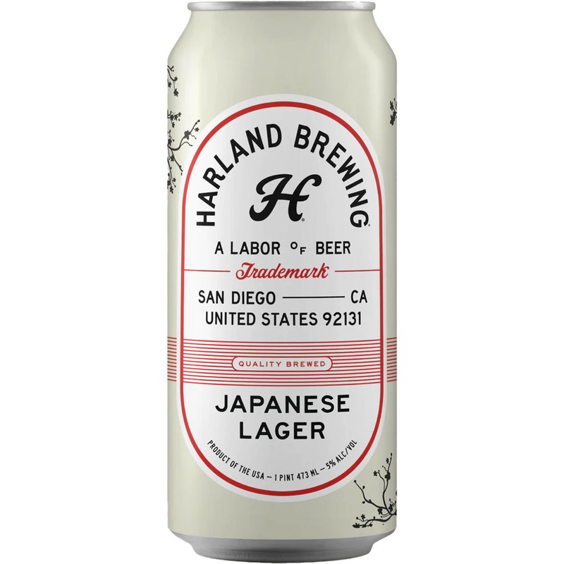 Harland Brewing Japanese Rice Lager 19.2oz Can