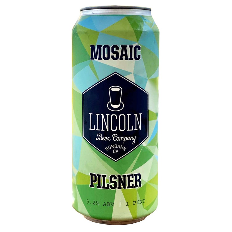 Lincoln Beer Company Mosaic Pilsner 16oz Can