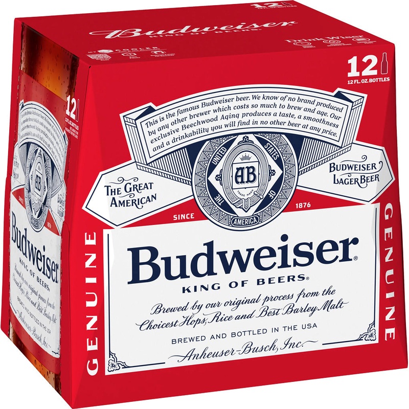 Budweiser 12pk Bottles