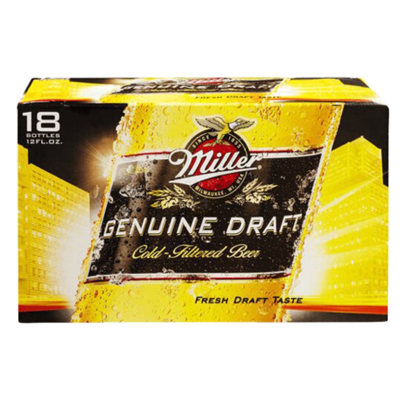 Miller Genuine Draft 18pk Btl