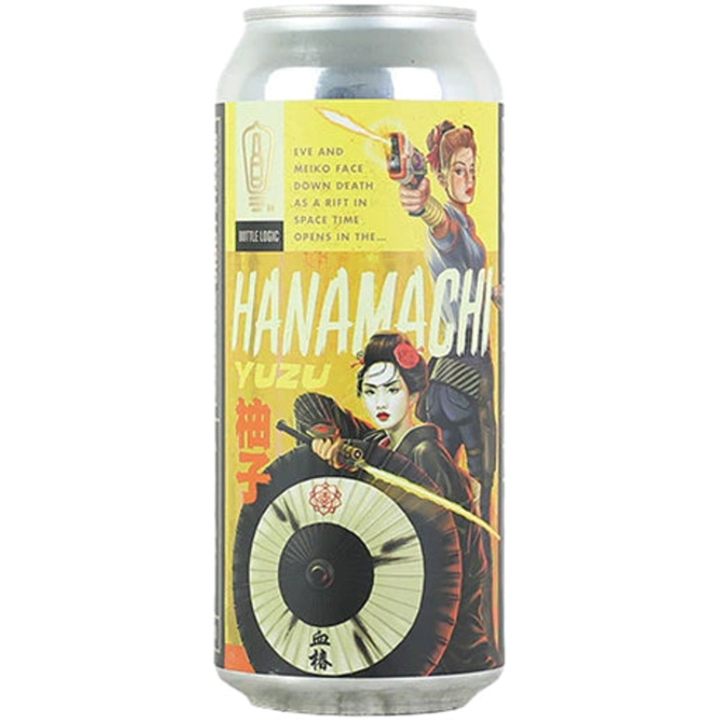Bottle Logic Hanamachi Yuzu Rice Lager 16oz Can