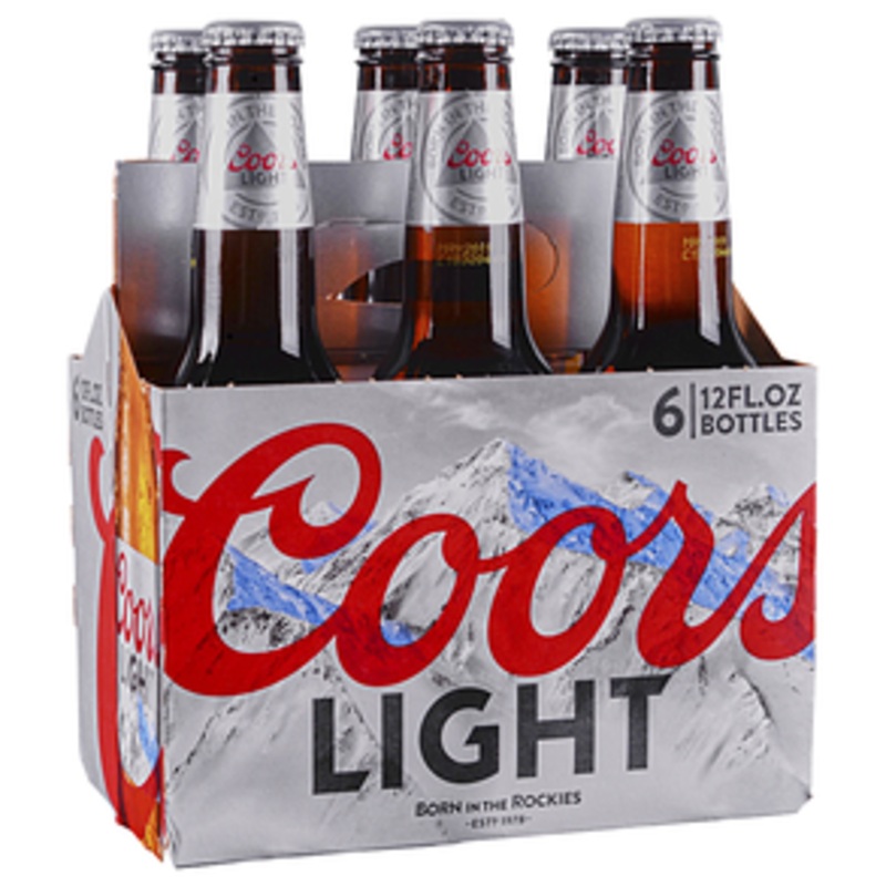 Coors Light 6pk Btls