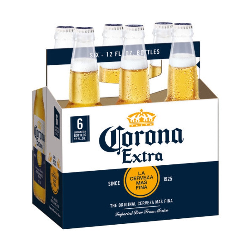 Corona Extra Beer 6pk Bottles