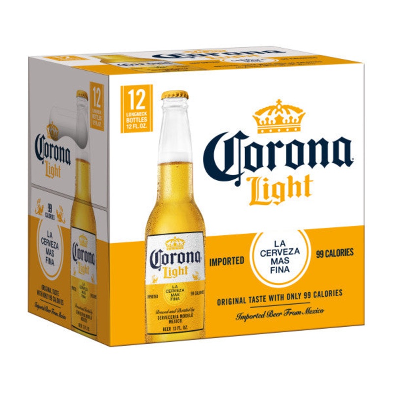 Corona Light Beer 12pk Bottles