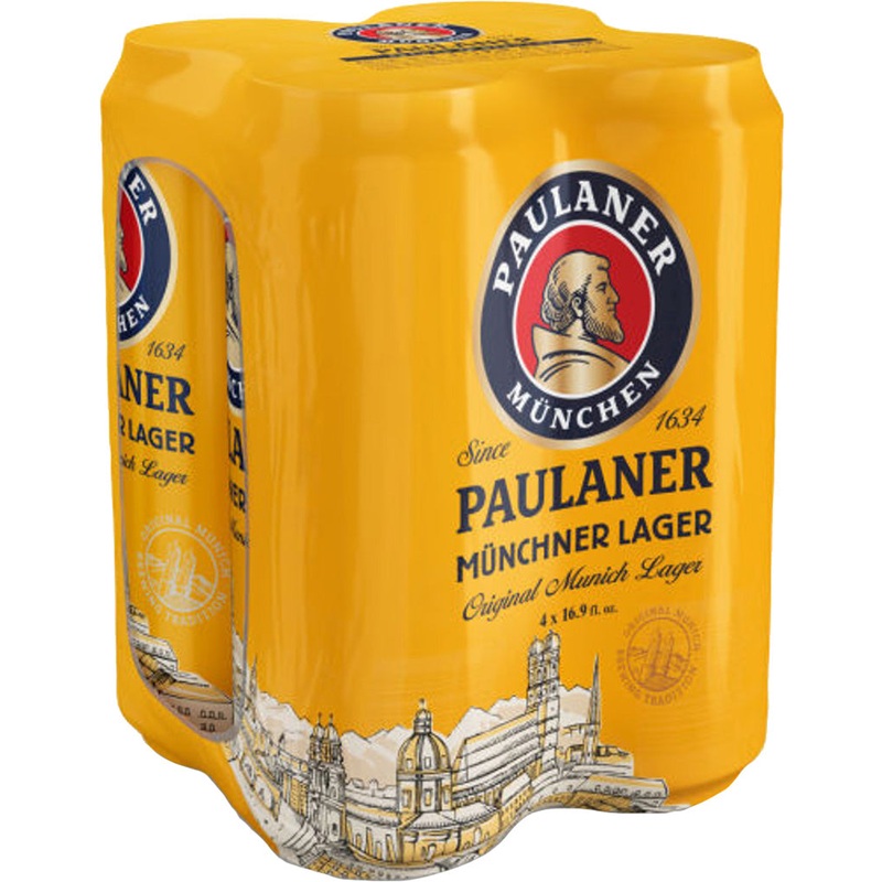 Paulaner Original Munich Lager 4pk Cans
