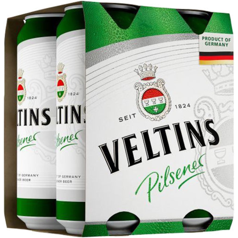 Veltins Pilsener 4pk Cans 500ml