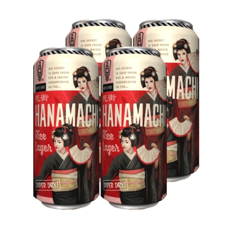 Bottle Logic Hanamachi Rice Lager 16oz Can
