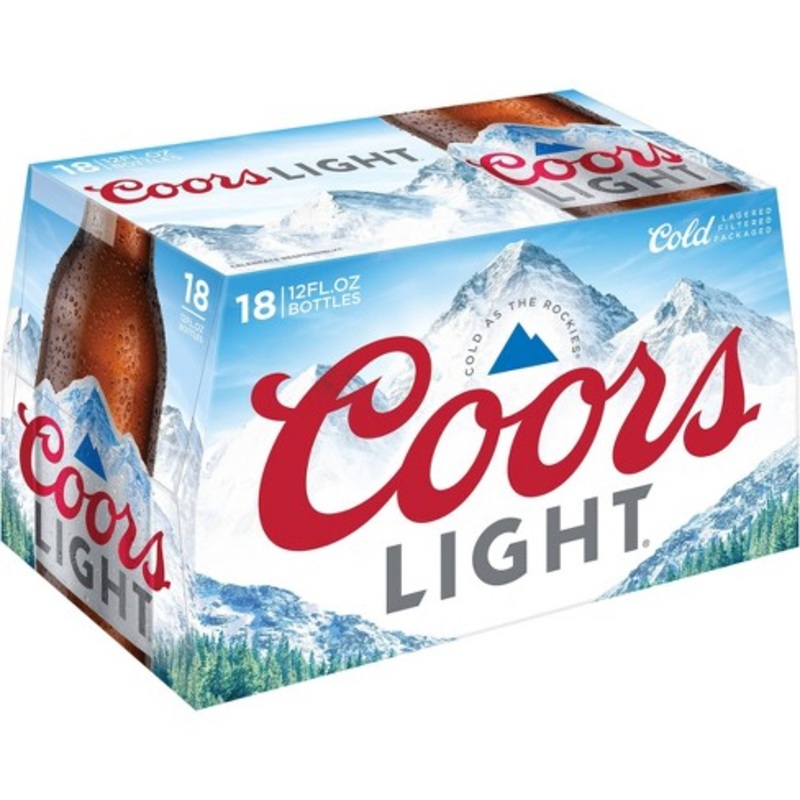 Coors Light 18pk Bottles