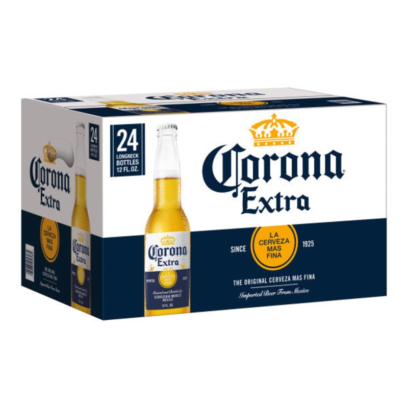 Corona Extra Beer 24pk Bottles