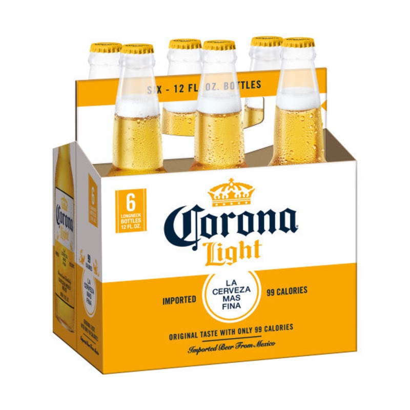 Corona Light Beer 6pk Bottles