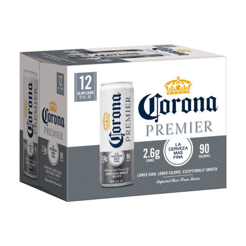 Corona Premier Beer Low Carb 12pk Cans