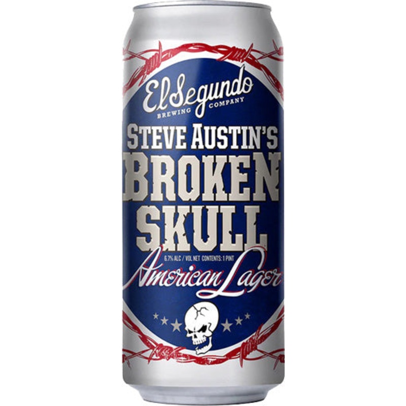 El Segundo Broken Skull Lager 16oz Can