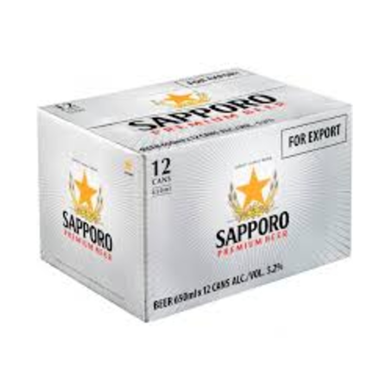 Sapporo 12pk Cans
