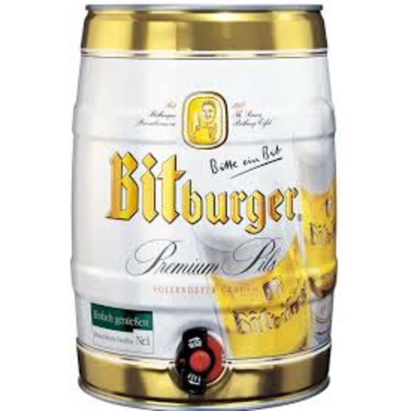 Bitburger Premium 5L Mini Keg (IN STORE PICK UP ONLY)