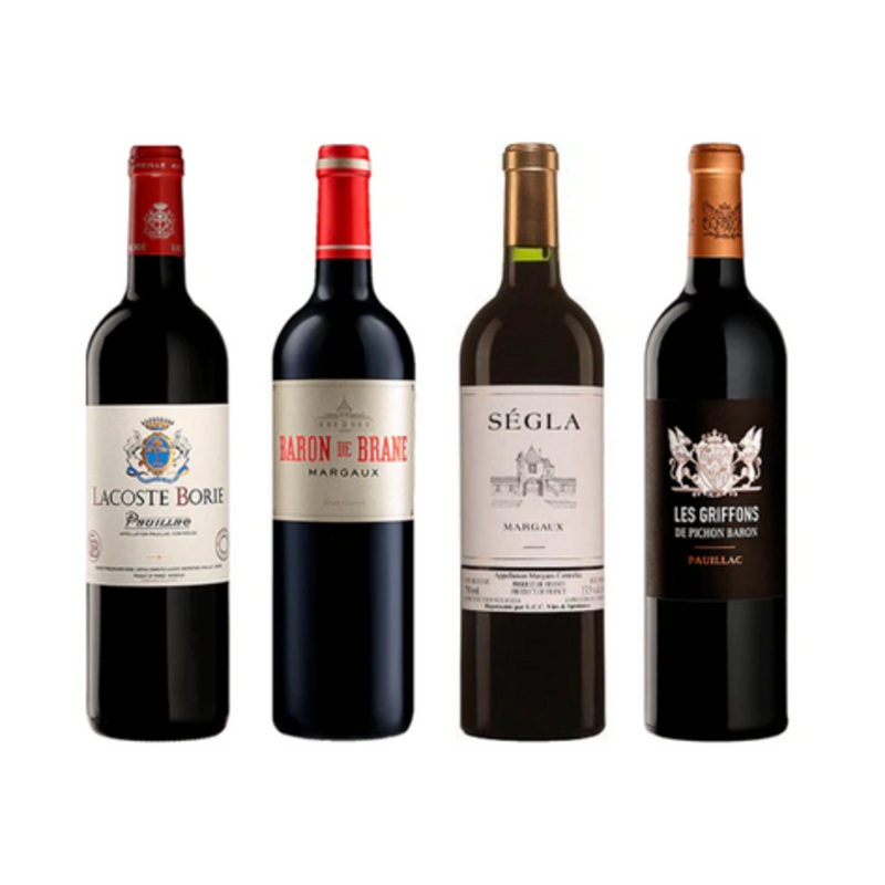 Bordeaux Second Wines 12 Reds Wine Case