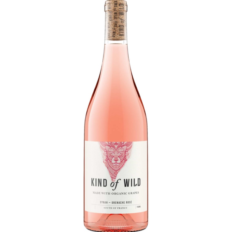 Kind of Wild Syrah - Grenache Rose, IGP Pays d'Herault, France 2021 Case (6x750ml)