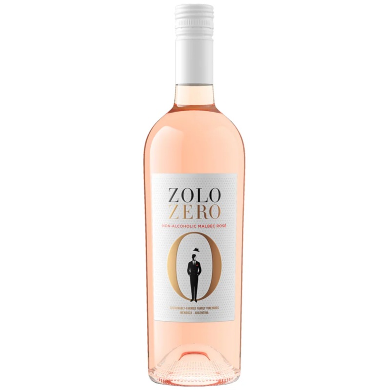 Zolo Zero Non-Alcoholic Malbec Ros, Mendoza, Argentina NV Case (6x750ml)