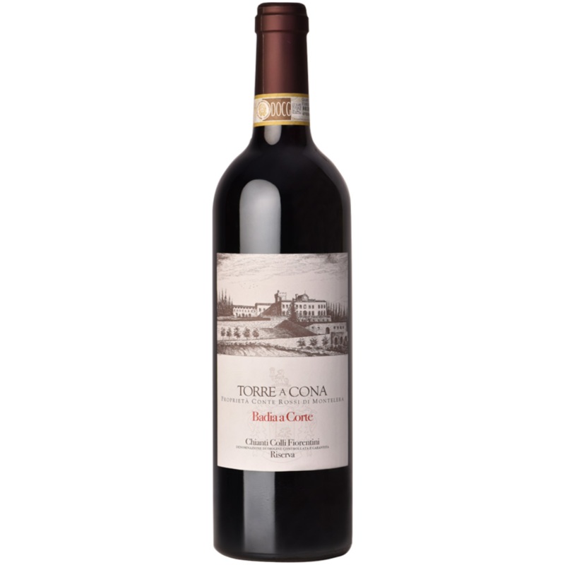 Torre a Cona 'Badia a Corte', Chianti Colli Fiorentini Riserva DOCG, Italy 2018 Case (6x750ml)