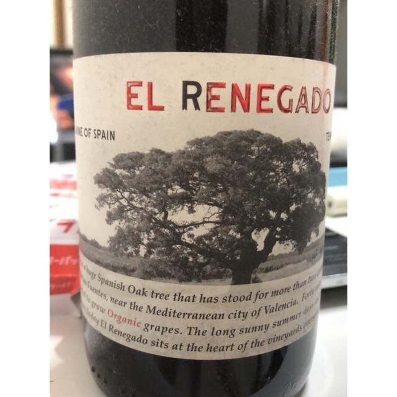 Bodegas Nodus El Renegado Organic 2018