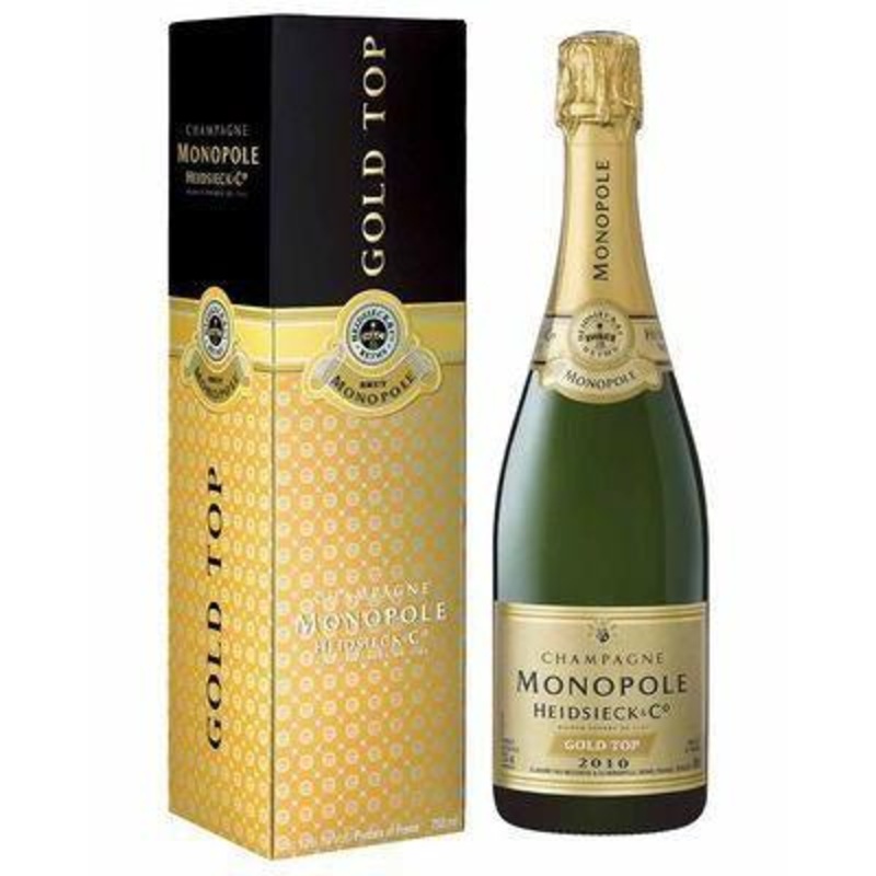 Heidsieck Monopole Gold Top Champagne 2012 Gift Box
