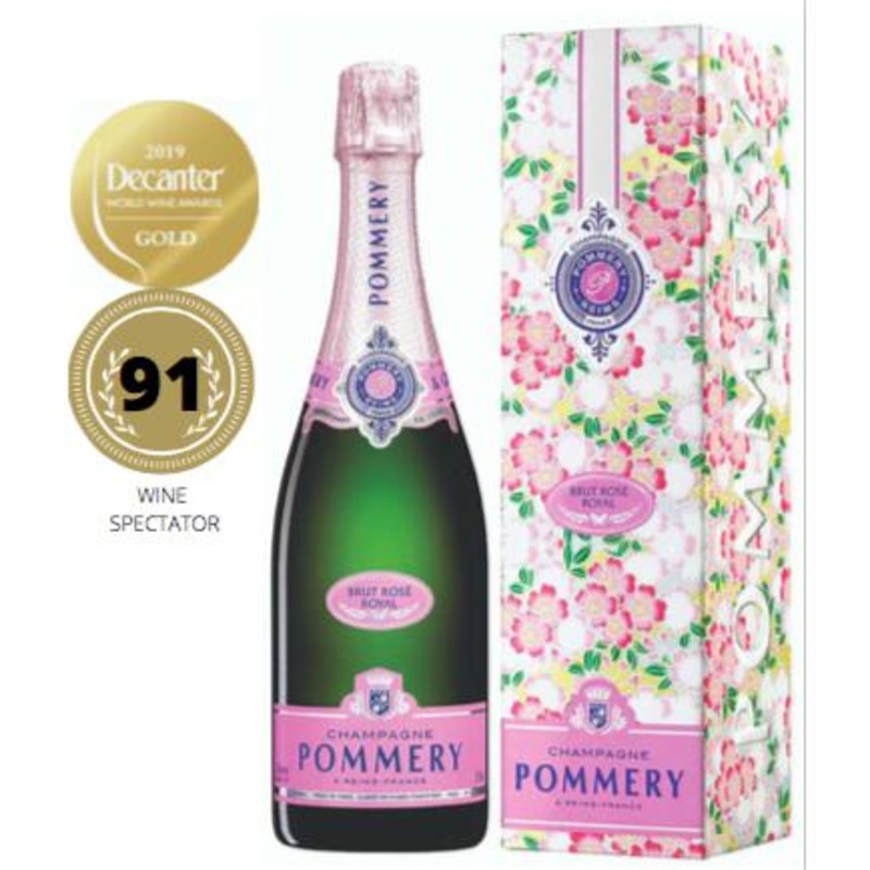 Pommery Brut Rose Champagne Gift Box