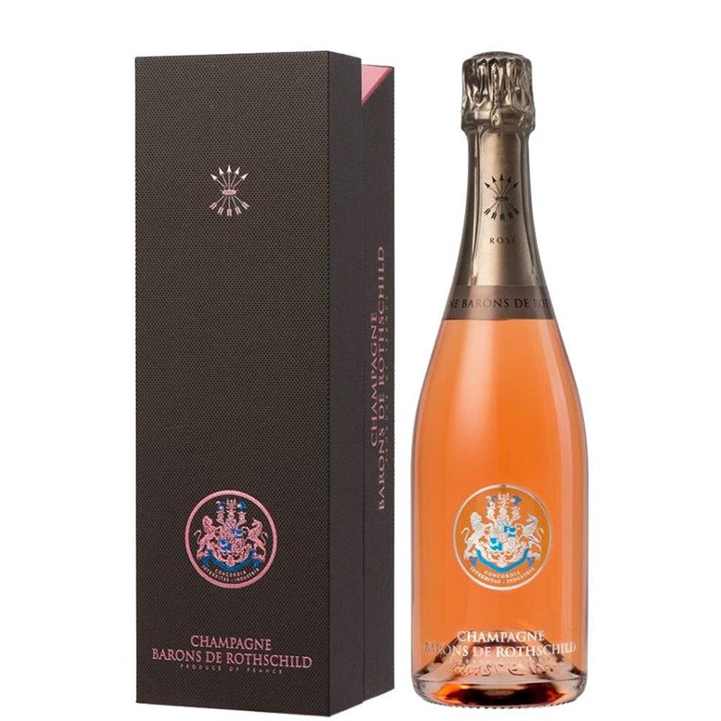 Champagne Barons De Rothschild Rose Premium Box NV