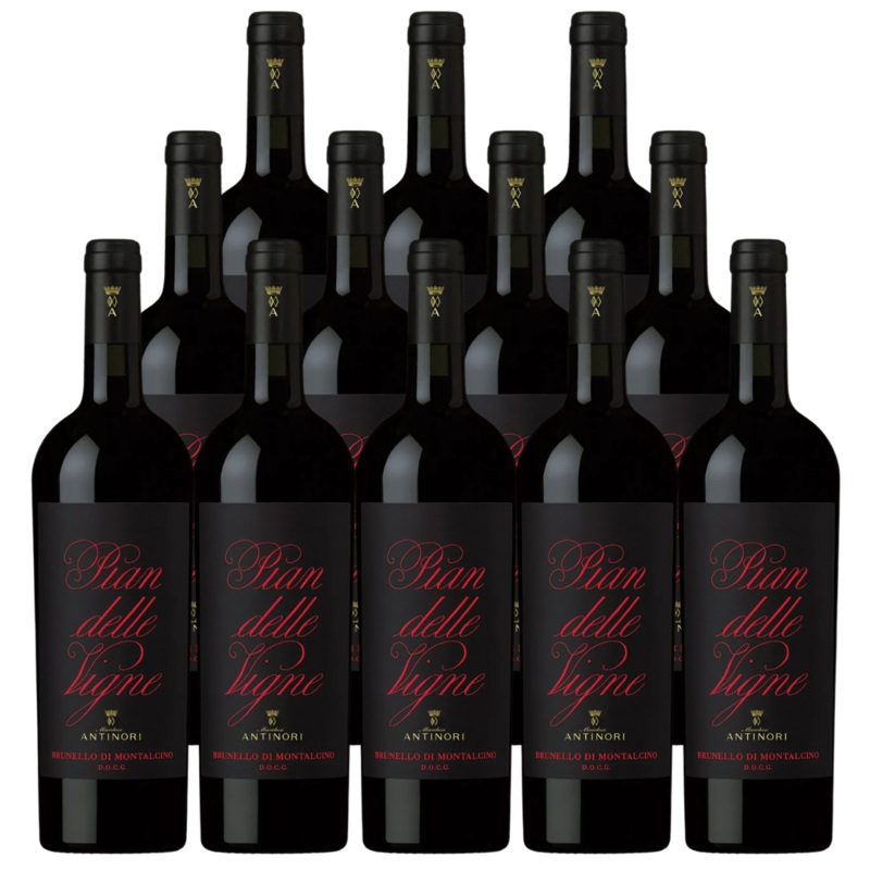 Antinori Pian Delle Vigne Brunello Di Montalcino 2019 750 ML (12 Bottles)