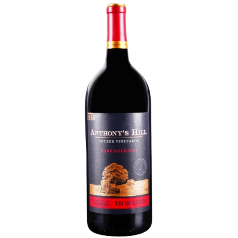 Anthony'S Hill Dark Bold Red California 1.5 L