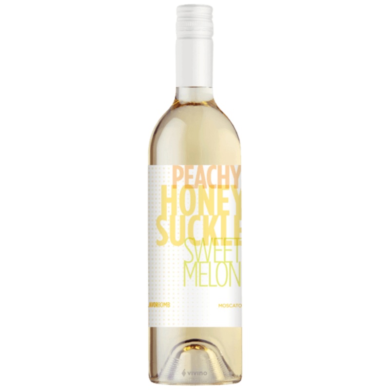Flavorbomb Wines Peach Honeysuckle Sweet Melon Moscato 750 ML